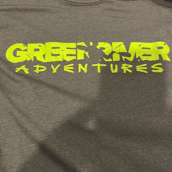 Recover Green River Adventures Men’s Large L/S Gray Shirt - Picture 4 of 7